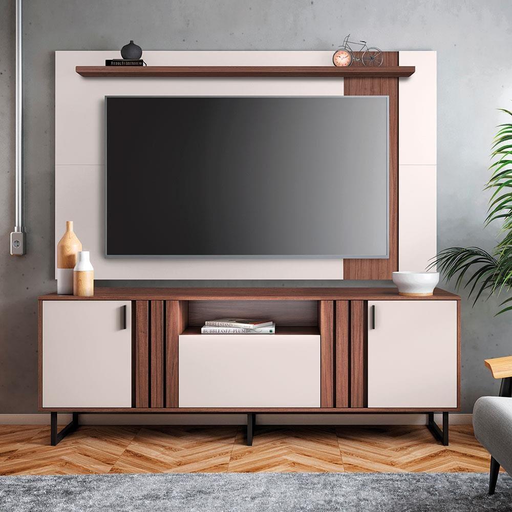 Rack Colibri Juruá com Painel Extensível Leme para TV de até 70" - 1