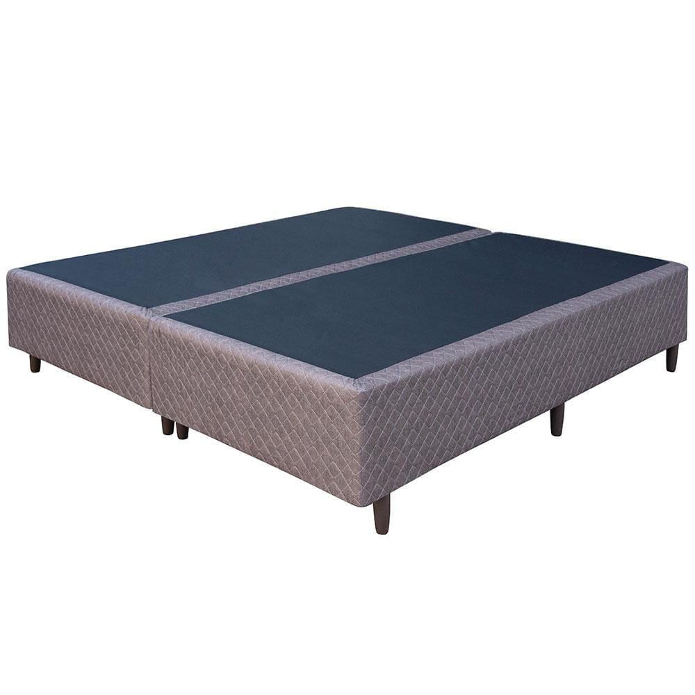 Base Box Queen Size Umaflex Berlim com Revestimento em Tecido Poliéster 32x158x198cm – Castor - 1