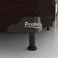 Base Box Queen Size Probel Nevada com Revestimento em Tecido Poliéster 38x158x198cm - Marrom - 2