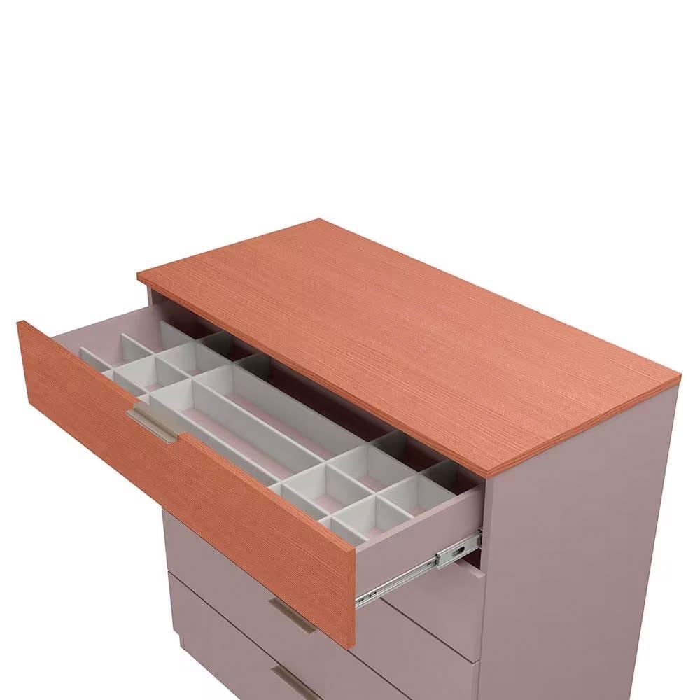 Guarda-Roupa Bartira Diplomata com 7 Portas e 6 Gavetas + Cômoda Diplomata com 5 Gavetas + Cabeceira para Cama Box Casal e Queen Diplomata - 7