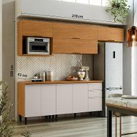 Cozinha Completa Itatiaia Ideale com 9 portas, 2 gavetas e 3 prateleiras com 270 cm de largura - 8