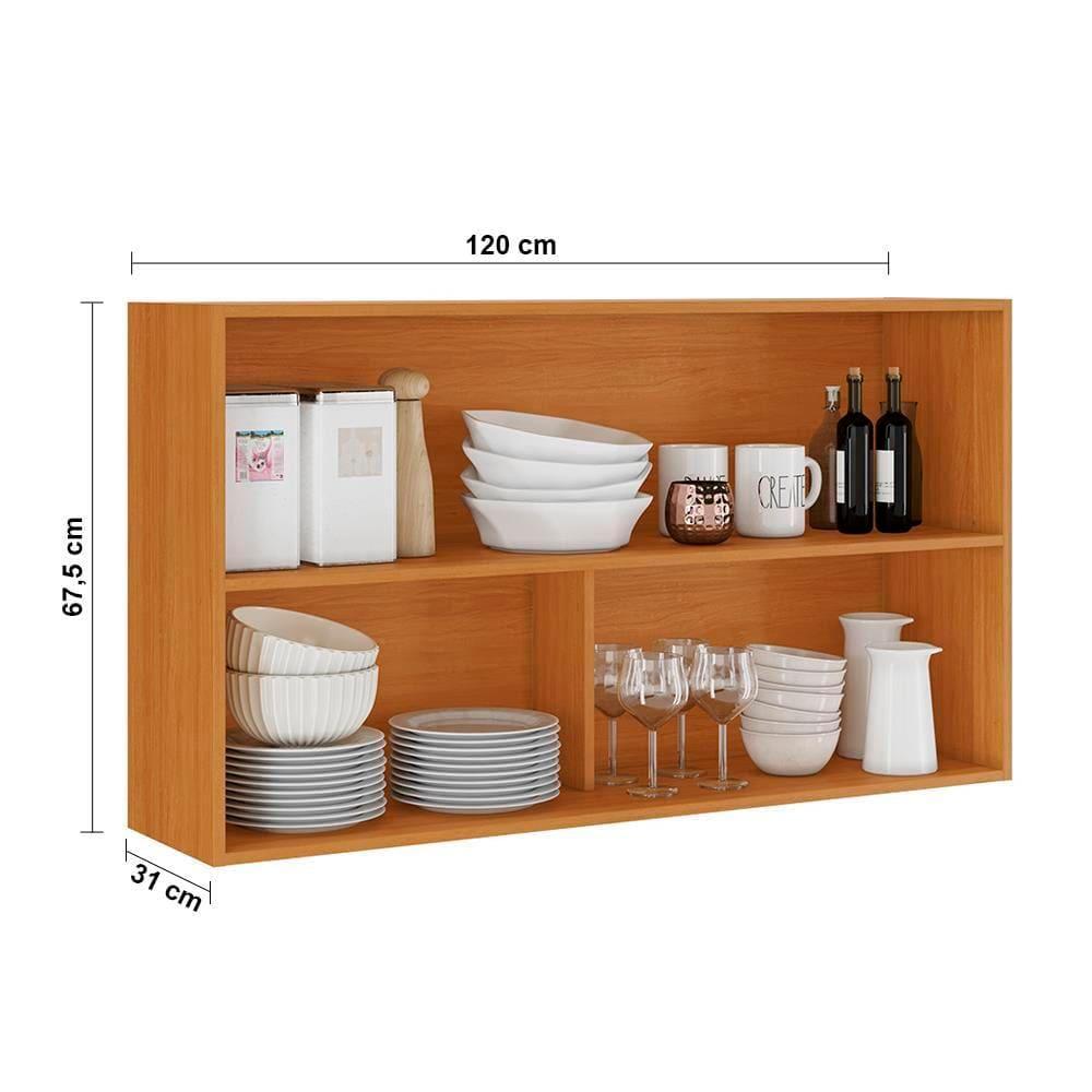 Cozinha Completa Itatiaia Ideale com 4 Peças, 10 Portas, 11 Prateleiras e 2 Gavetas – 270cm de Largura - 7