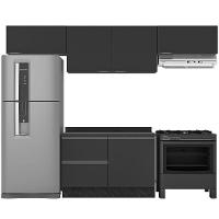 Cozinha Completa Bartira Linea com 5 Portas, 3 Gavetas e 2 Prateleiras - 280cm de largura - 2