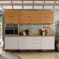 Cozinha Completa Itatiaia Ideale com 5 Peças, 13 Portas, 14 Prateleiras e 2 Gavetas – 260cm de Largura - 1