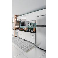 Cozinha Completa Bartira Rubi com 8 Portas, 5 Gavetas e 5 Prateleiras - 360,1cm de largura - 2