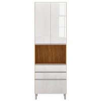 Cozinha Completa Bartira Amazonita com 8 Portas, 6 Prateleiras e 3 Gavetas - 271cm de largura