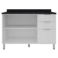 Cozinha Completa Bartira Rubi com 9 Portas, 3 Gavetas e 5 Prateleiras - 280cm de largura - 7