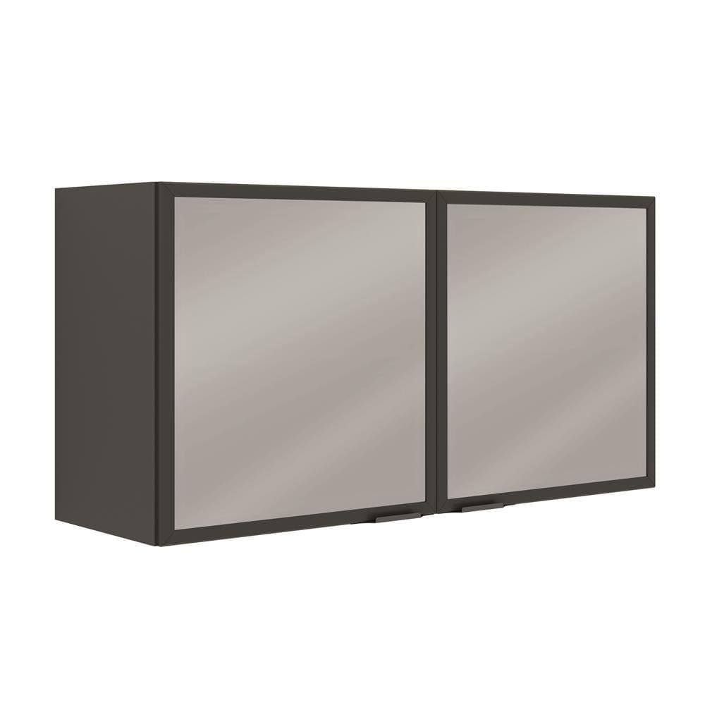 Cozinha Completa Bartira Linea 6 Portas, 3 Gavetas e 2 Portas de Vidro - 260cm de largura - 8