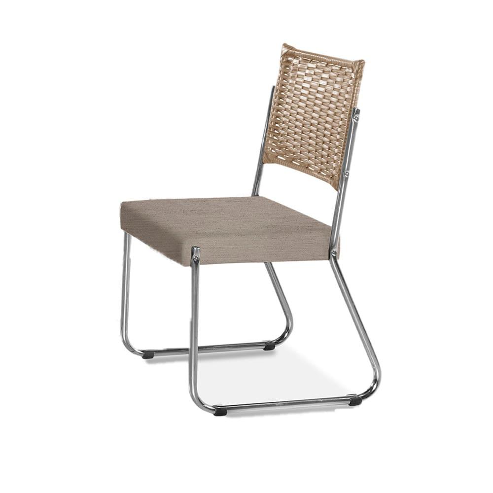 Mesa de Jantar Aço Nobre Cláudia com Tampo Kanon e 4 Cadeiras - 4