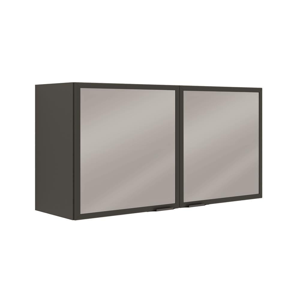 Cozinha Completa Bartira Linea 6 Portas, 3 Gavetas e 2 Portas de Vidro - 260cm de largura - 6