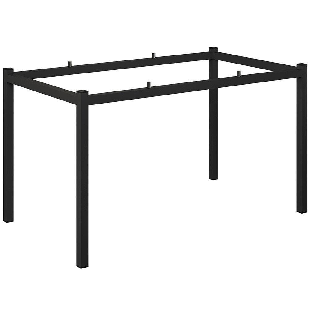 Mesa de Jantar Retangular Fabone Alexa com Tampo de Vidro de 140X80cm com 4 Cadeiras de Jantar Fabone Dora Revestimento em Courino - 3