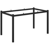 Mesa de Jantar Retangular Fabone Alexa com Tampo de Vidro de 140X80cm com 4 Cadeiras de Jantar Fabone Dora Revestimento em Courino - 3