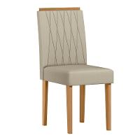 Mesa de Jantar Retangular New Ceval Amsterdam com 6 Cadeiras Estofadas e Revestidas - 3