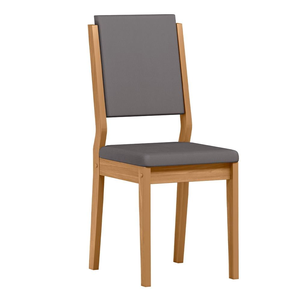 Mesa de Jantar Redonda New Ceval Copenhague com 4 Cadeiras Estofadas - 3