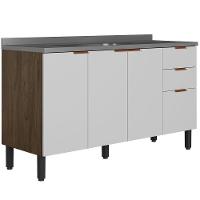 Balcão Bartira Universal com 3 Portas, 3 Gavetas e 2 Prateleiras - 150 cm de largura - 2