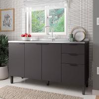 Balcão Bartira Universal com 3 Portas, 3 Gavetas e 2 Prateleiras - 150 cm de largura - 1