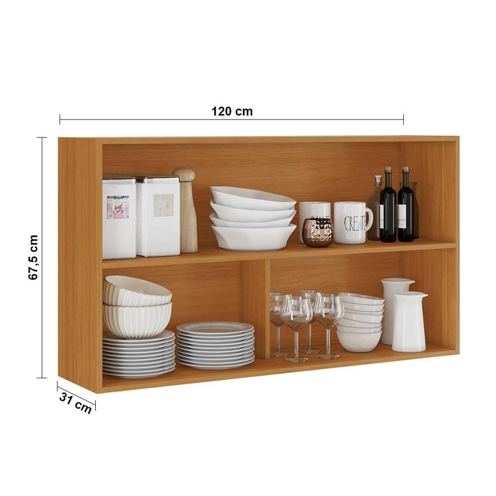 Cozinha Completa Itatiaia Ideale com 12 portas, 2 gavetas e 6 prateleiras – 260cm de largura - 8