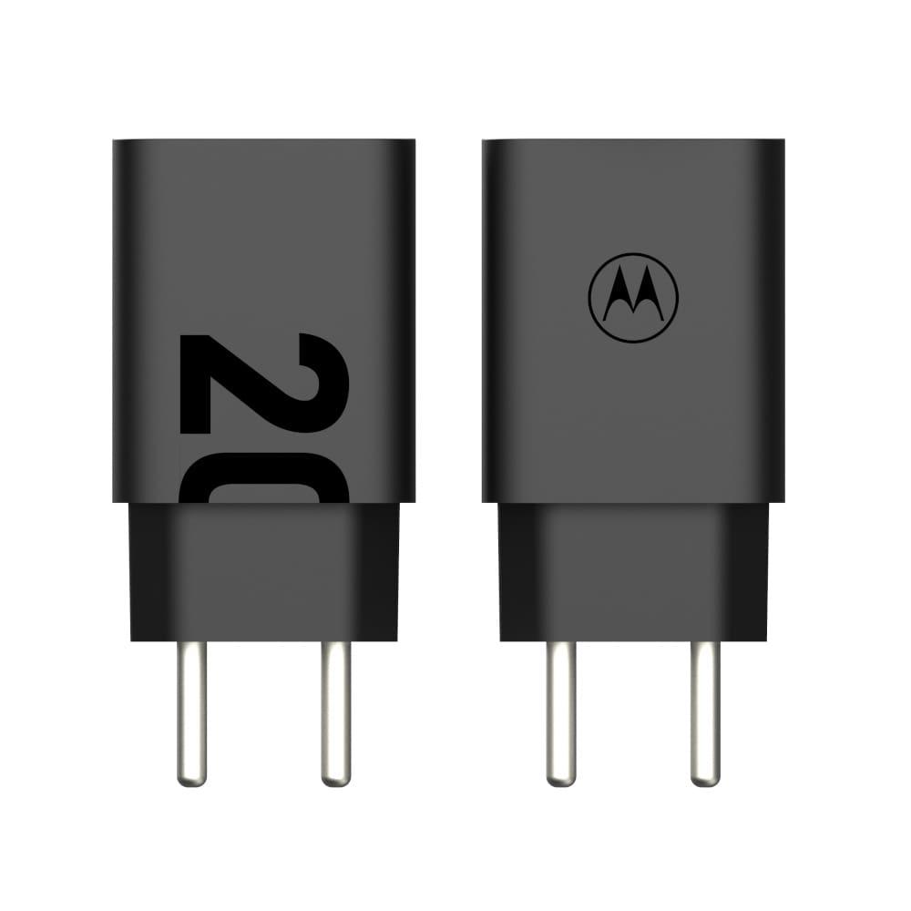 Carregador de Parede Motorola TurboPower 20W com Cabo USB-C - Preto - 6