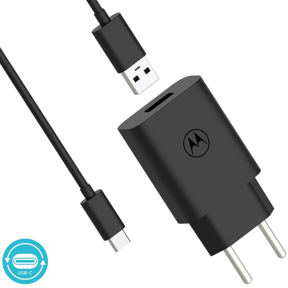 Carregador de Parede Motorola TurboPower 20W com Cabo USB-C - Preto - 8