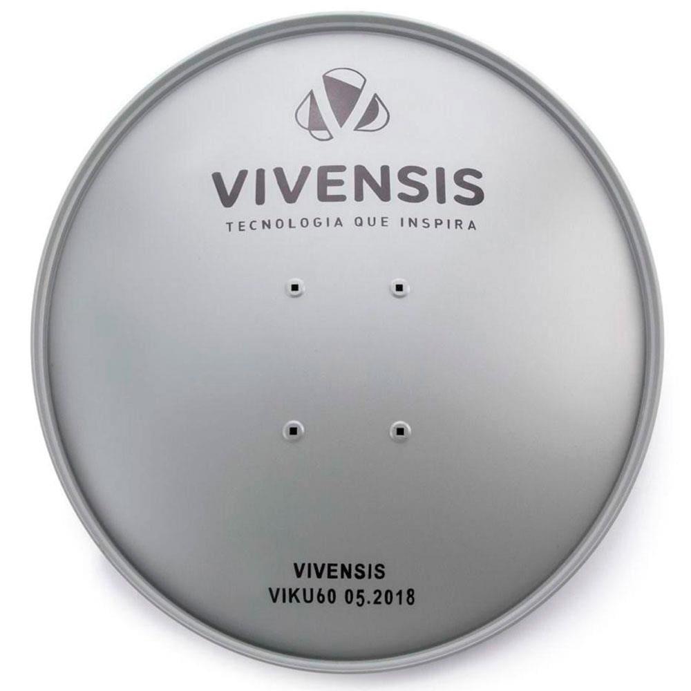 Receptor de TV Vivensis VX10 TV SAT Full HD + Mini Antena Parabólica Vivensis 60 cm 5G - 5
