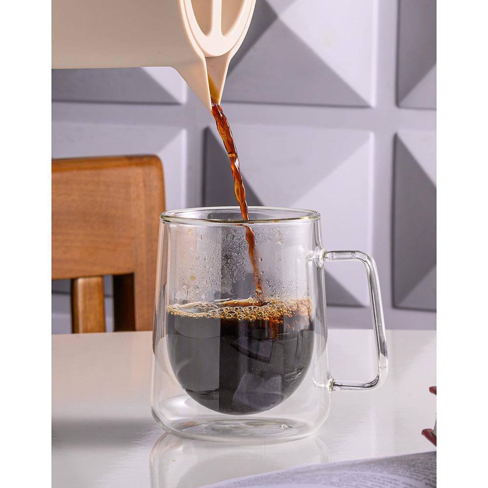Conjunto com 2 Xícaras para Café Wolff com Parede Dupla - 180 ml - 4