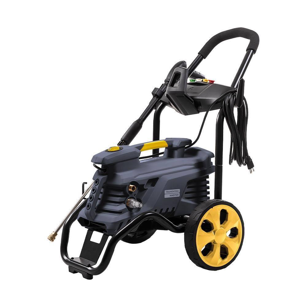 Lavadora de Alta Pressão Tramontina 2100W de Potência e 2300 Psi, Sistema Stop Total - Preta e Amarela - 1