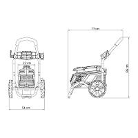 Lavadora de Alta Pressão Tramontina 2100W de Potência e 2300 Psi, Sistema Stop Total - Preta e Amarela - 4