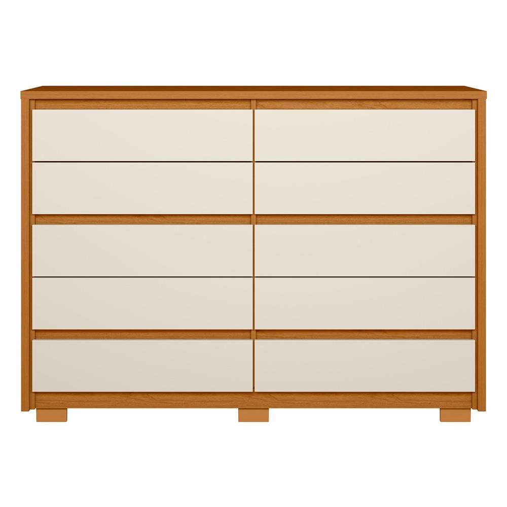 Cômoda Palumoveis Duetto com 10 Gavetas – 151cm de Largura - 2