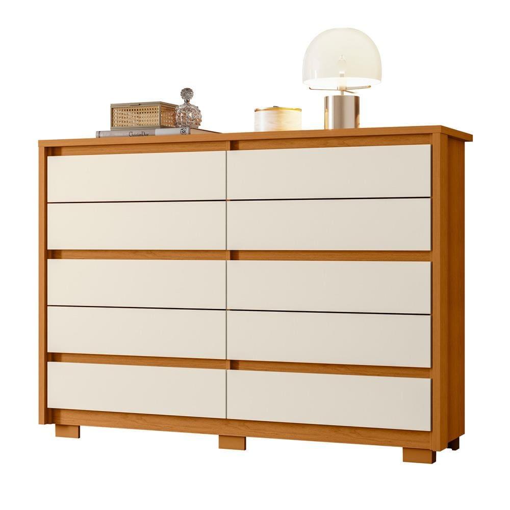 Cômoda Palumoveis Duetto com 10 Gavetas – 151cm de Largura - 3