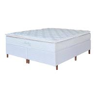 Cama Box King Size Umaflex Italia Jacquard 72x193x204 - Branco - 2