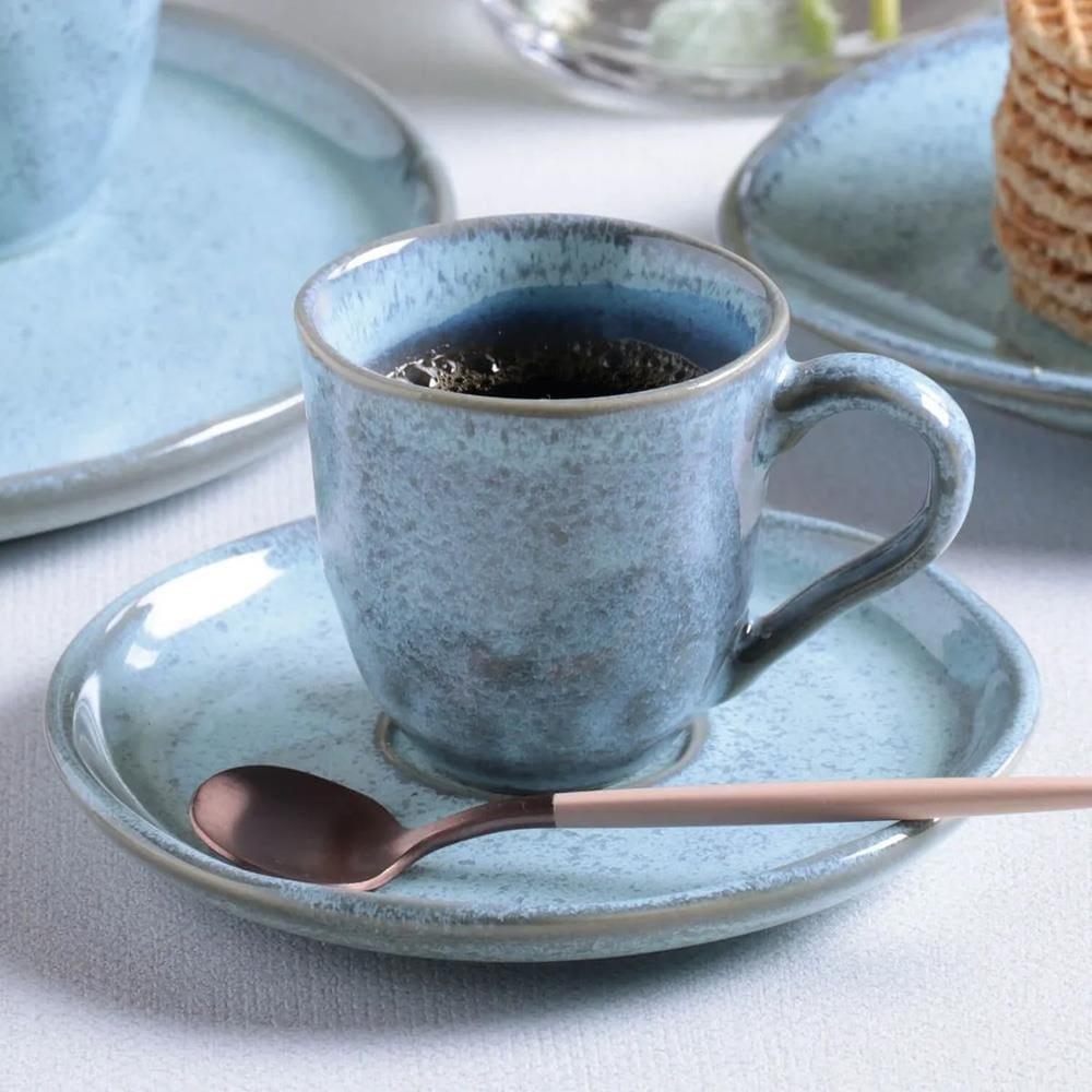 Conjunto de Xícaras e Pires de Café Porto Brasil Bio Breeze 120ml - 6 Peças - 2