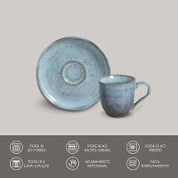 Conjunto de Xícaras e Pires de Café Porto Brasil Bio Breeze 120ml - 6 Peças - 3