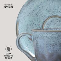 Conjunto de Xícaras e Pires de Café Porto Brasil Bio Breeze 120ml - 6 Peças - 4