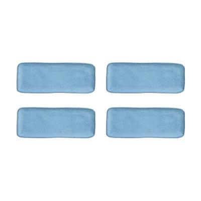 Conjunto de Travessas Retangular Média Porto Brasil Orgânico Breeze 33x13cm - 4 Peças