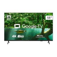 Smart TV LED 55" Ultra HD 4K Philips 55PUG7408/78 com Google TV, Comando de Voz, Wi-Fi, USB, Dolby Vision/Atmos, VRR/ALLM e Bluetooth - 1