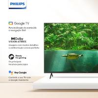 Smart TV LED 55" Ultra HD 4K Philips 55PUG7408/78 com Google TV, Comando de Voz, Wi-Fi, USB, Dolby Vision/Atmos, VRR/ALLM e Bluetooth - 2