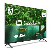 Smart TV LED 55" Ultra HD 4K Philips 55PUG7408/78 com Google TV, Comando de Voz, Wi-Fi, USB, Dolby Vision/Atmos, VRR/ALLM e Bluetooth - 3