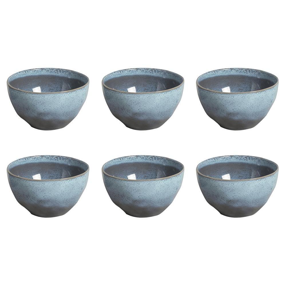 Conjunto de Bowls Orgânicos Breeze Porto Brasil em Stoneware 558ml – 6 Peças - 1