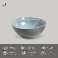 Conjunto de Cumbucas Porto Brasil Coup Stoneware Breeze 360ml - 6 Peças - 3