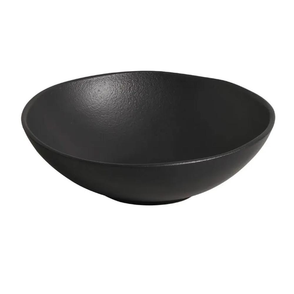 Bowl Médio Porto Brasil Orgânico em Stoneware Preto Matte - 1,9 litros - 3