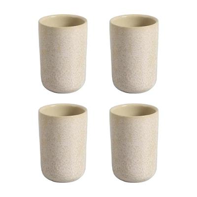 Conjunto de Copos Porto Brasil Neo Stoneware Latte 110ml - 4 Peças