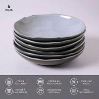 Conjunto de Pratos Fundos Porto Brasil Bio Dust 1,1 litros – 6 Peças