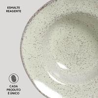 Conjunto de Pratos de Sobremesa Porto Brasil Orgânico Pistache 250ml - 4 Peças - 4