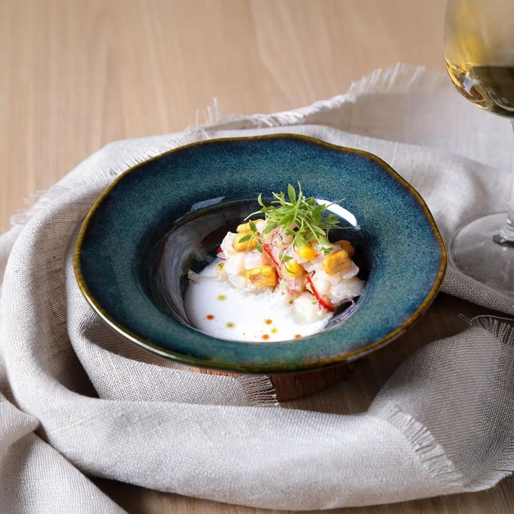 Conjunto de Pratos de Sobremesa Porto Brasil Orgânico Oceano 250ml - 4 Peças - 3