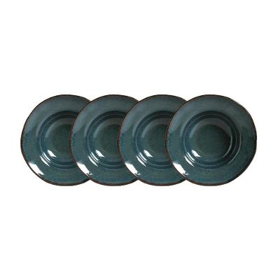 Conjunto de Pratos de Sobremesa Porto Brasil Orgânico Oceano 250ml - 4 Peças