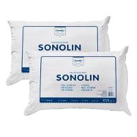 Travesseiro Sonolin Prime em Fibra Siliconada 50x70cm Branco - 2 Unidades - 1