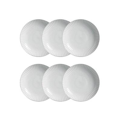 Conjunto de Pratos Fundos Porto Brasil Coup Trendy Branco 600ml - 6 Peças