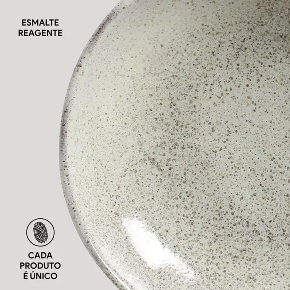 Conjunto de Pratos Fundos Porto Brasil Bio Pistache 1,1 litros – 6 Peças - 5