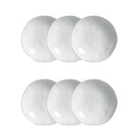 Conjunto de Pratos Fundos Porto Brasil Orgânico New White 600ml - 6 Peças - 1