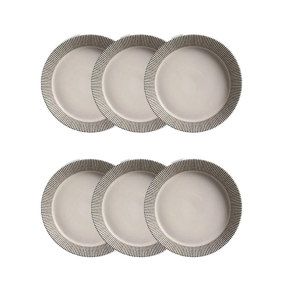 Conjunto de Pratos Fundos Porto Brasil Neo Pulse 630ml - 6 Peças - 1